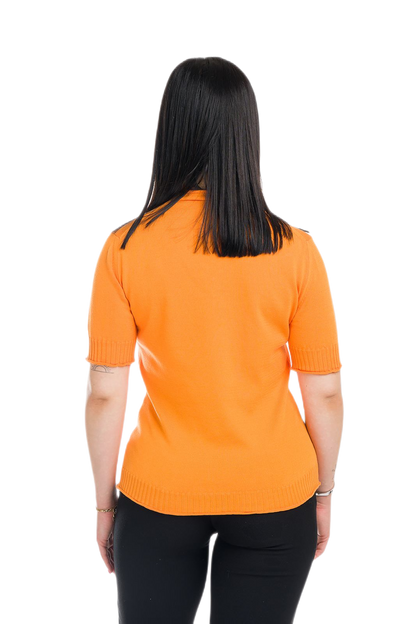 Helen: camiseta de mujer de manga corta de verano en algodón gasificado