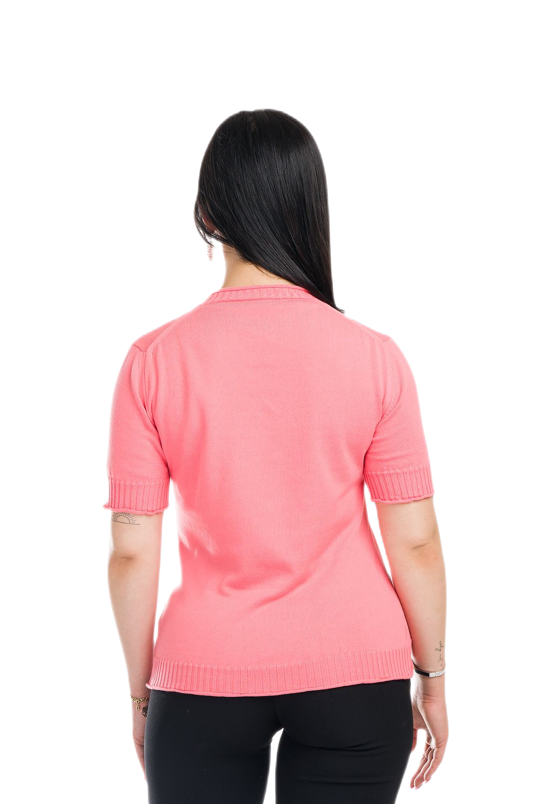 Helen: camiseta de mujer de manga corta de verano en algodón gasificado