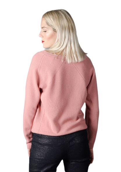Luisa: suéter feminino em lã merino e cashmere
