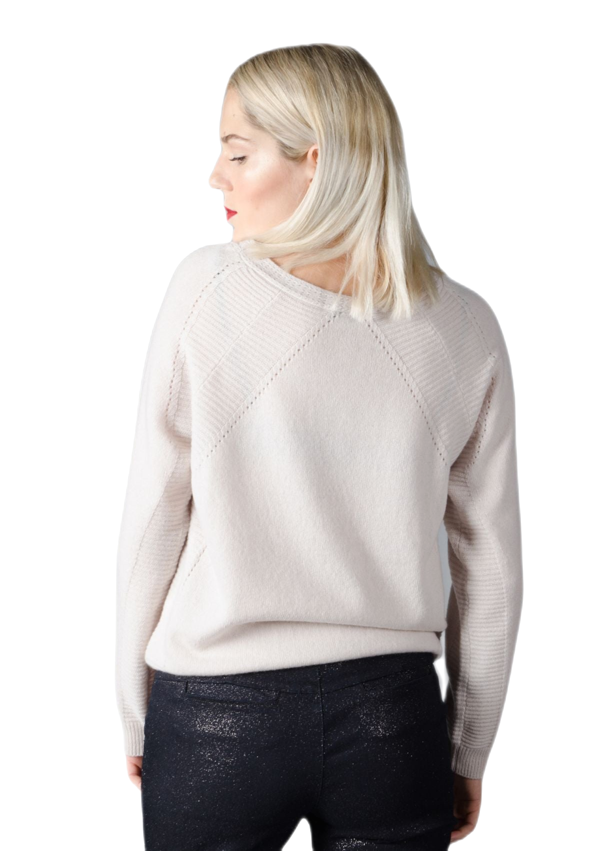 Luisa: suéter feminino em lã merino e cashmere