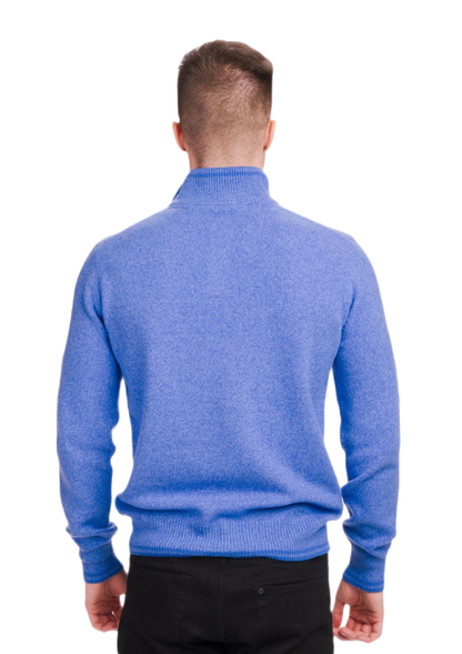 Mulino: suéter masculino em lã e cashmere