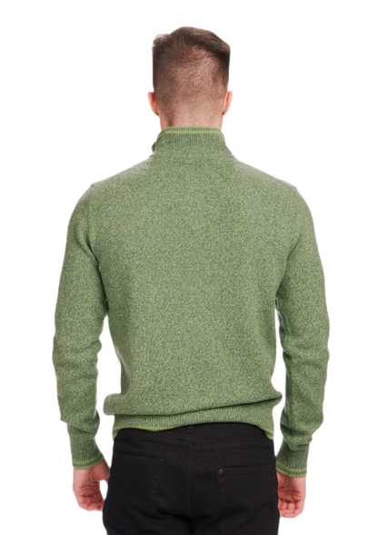 Mulino: suéter masculino em lã e cashmere