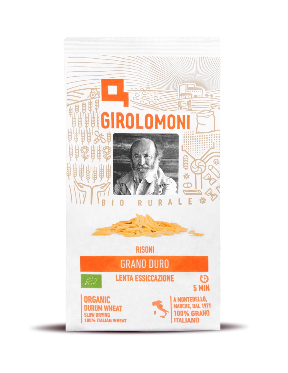 Organic Rough Extrusion Risoni - Girolomoni