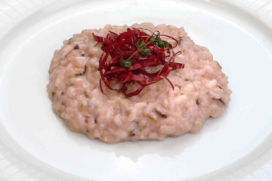 Risotto con speck y achicoria roja 250gr.