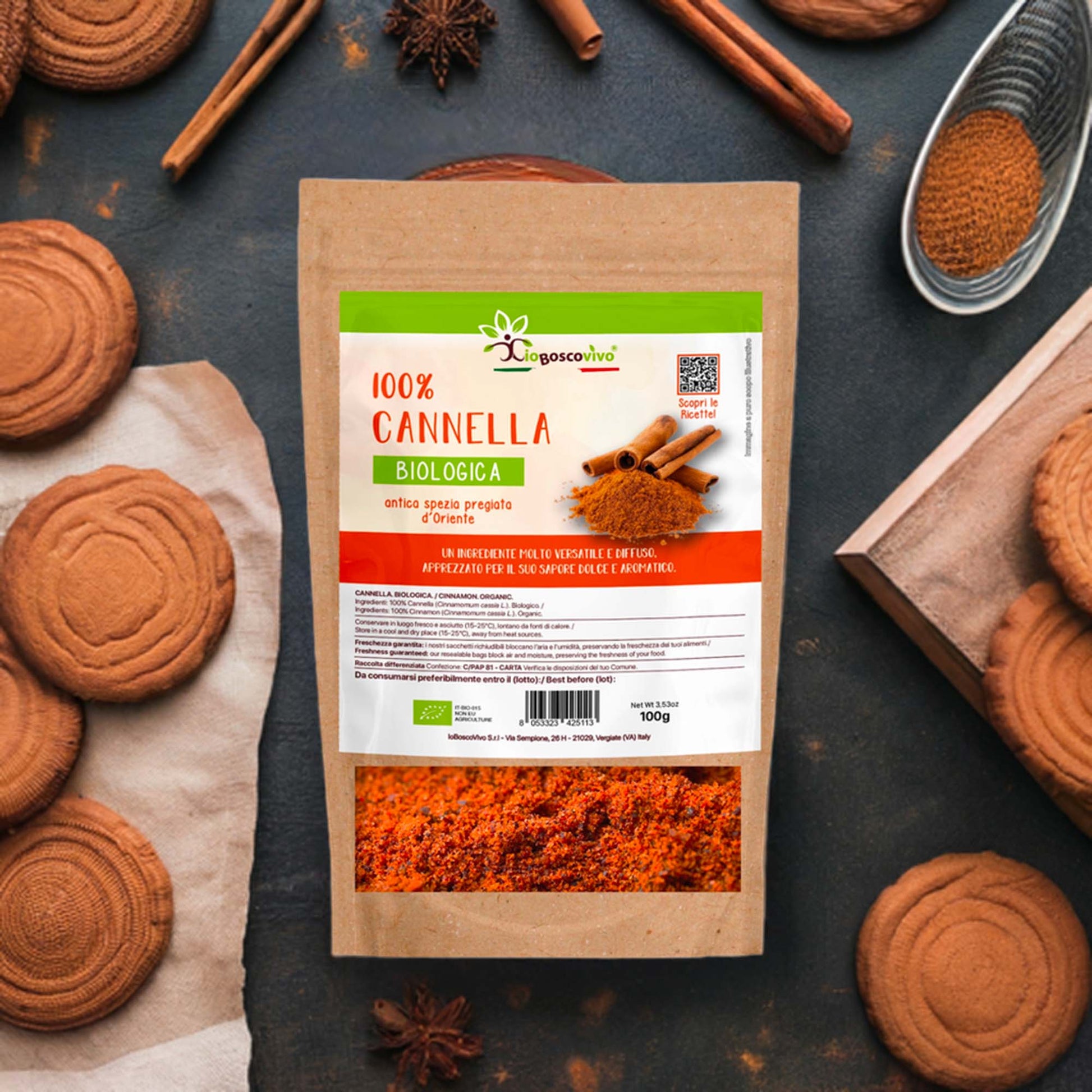 100% Cannella in polvere BIO - 100g