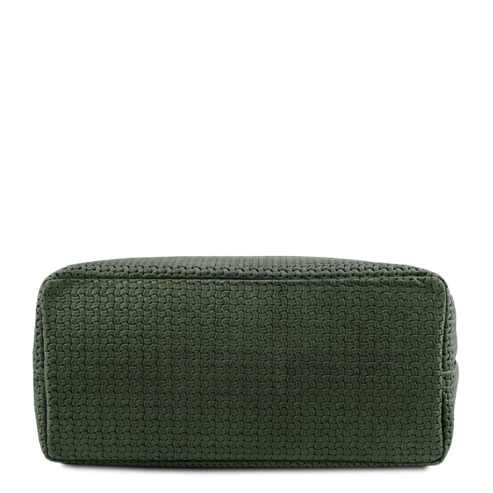 TL KeyLuck – Borsa Shopping in Pelle Stampata Woven | TL141573
