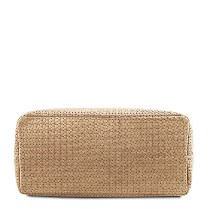 TL KeyLuck – Borsa Shopping in Pelle Stampata Woven | TL141573