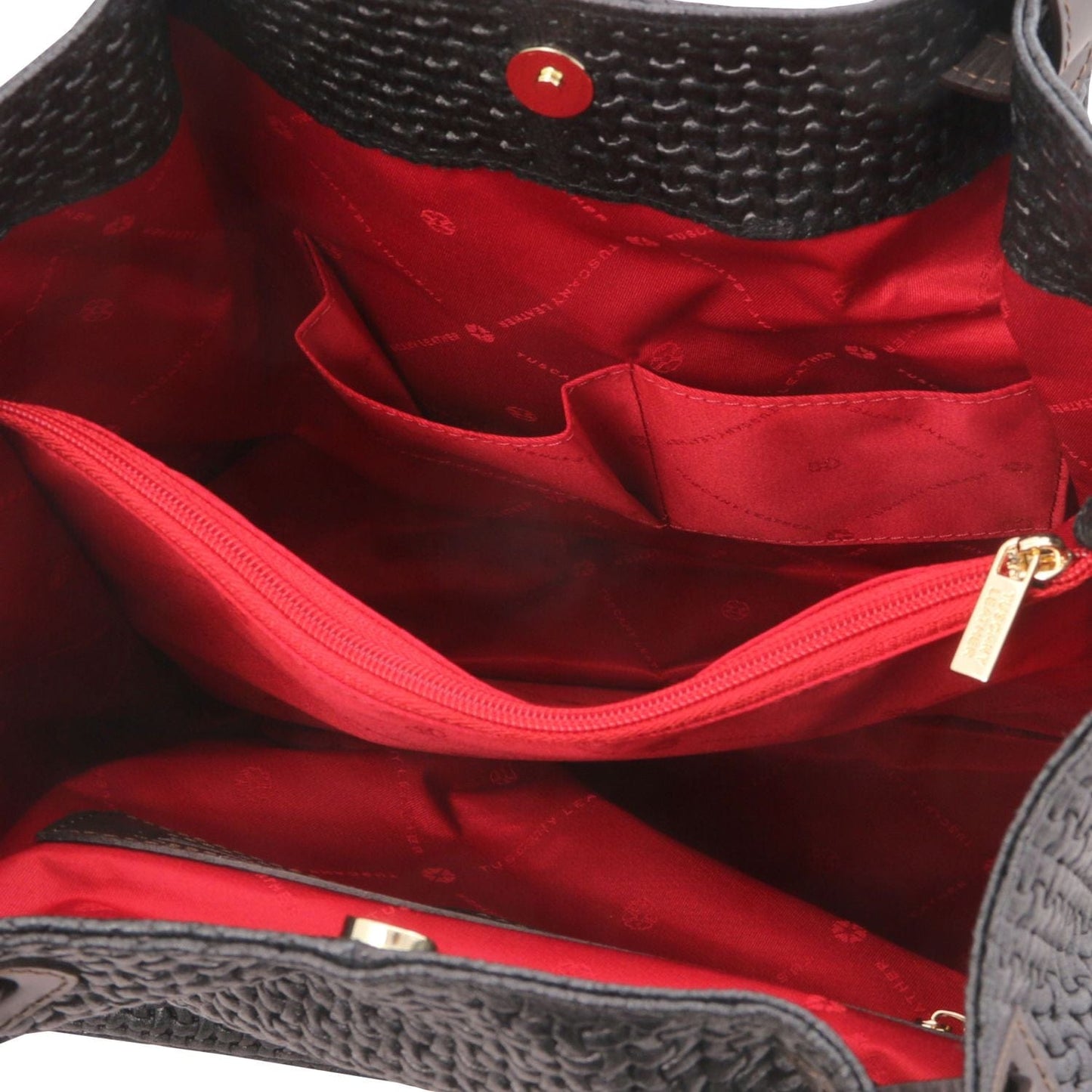 TL KeyLuck – Borsa Shopping in Pelle Stampata Woven | TL141573