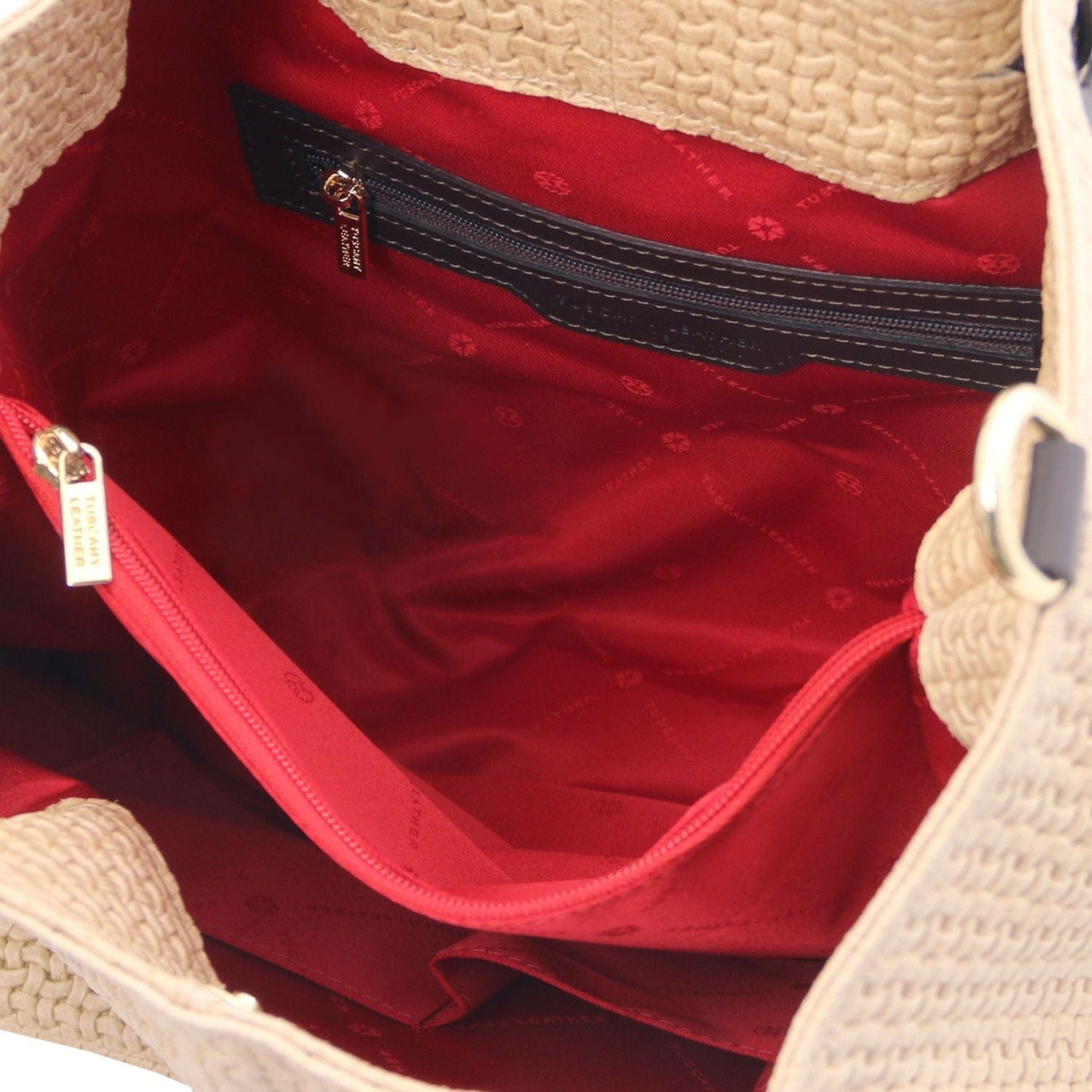 TL KeyLuck – Borsa Shopping in Pelle Stampata Woven | TL141573