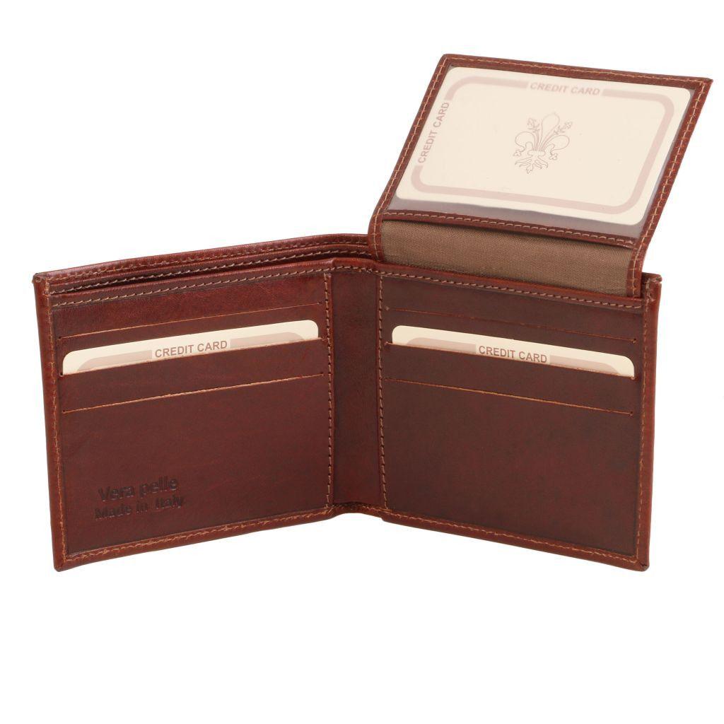 Portafoglio da Uomo in Pelle Tri-Fold | TL141353