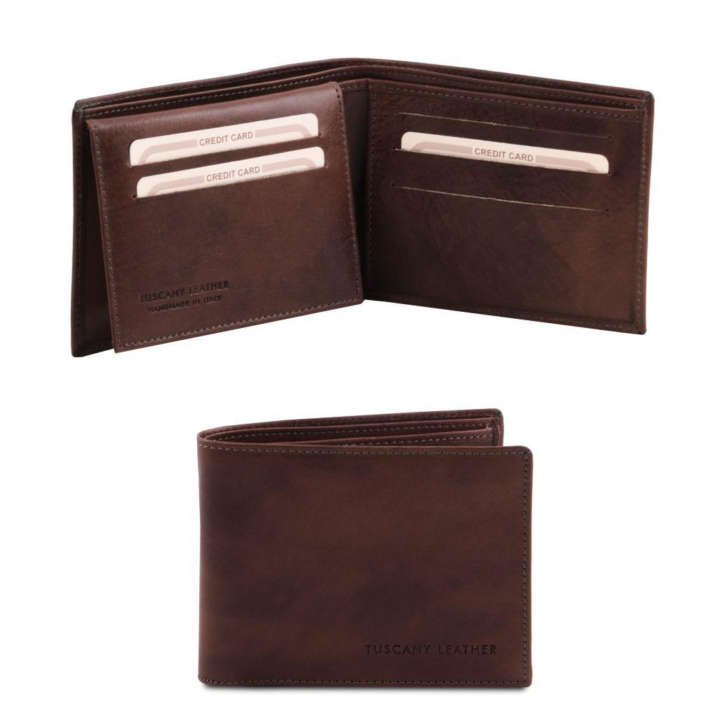 Portafoglio da Uomo in Pelle Tri-Fold | TL141353