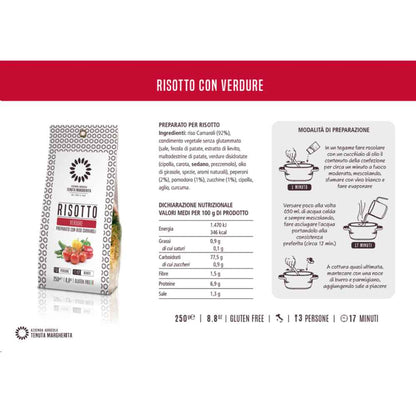 Risotto de verduras 250gr.