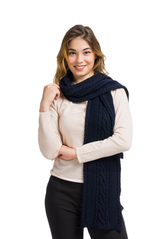 Sophia : écharpe femme en laine mérinos