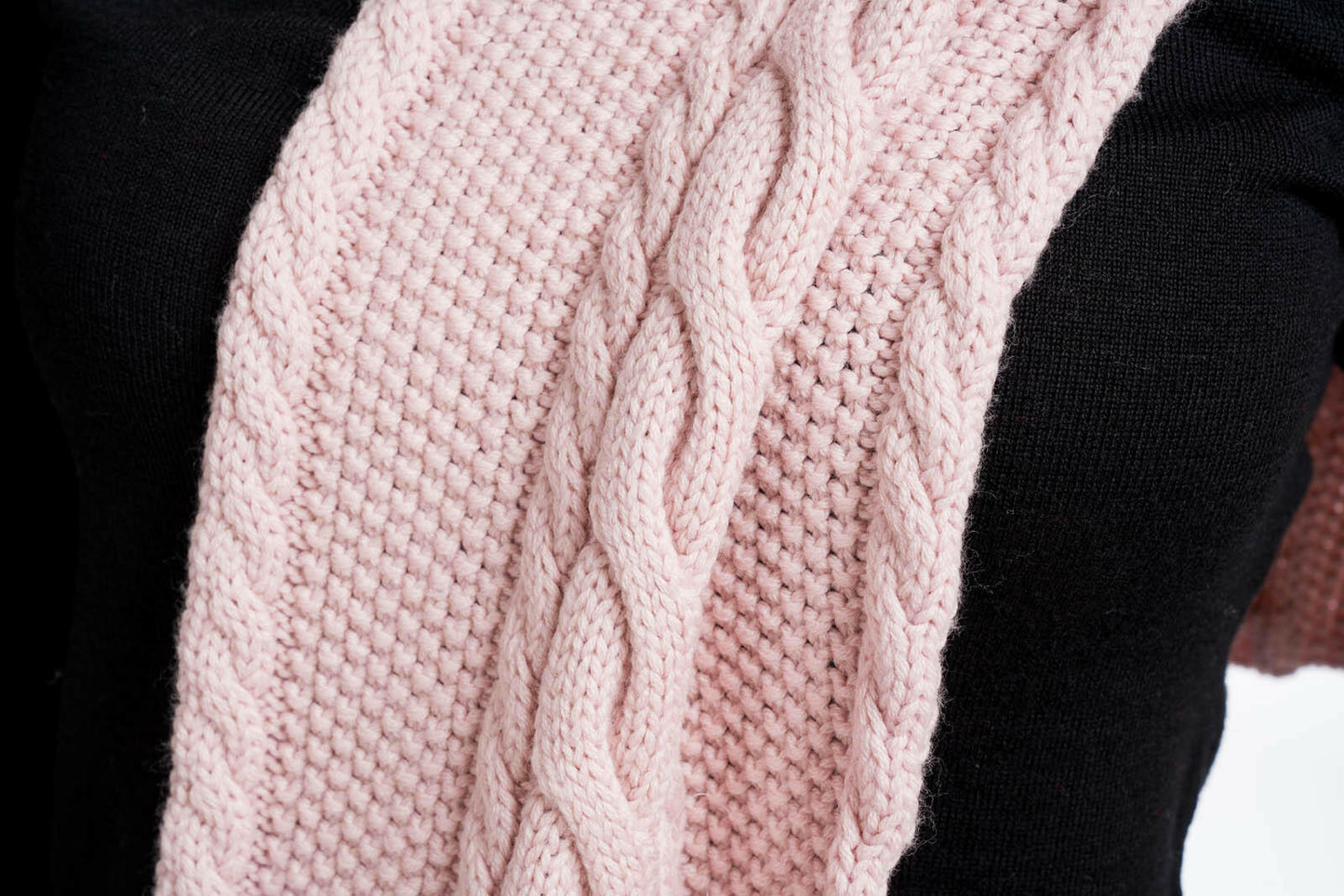 Sophia: cachecol feminino em lã merino