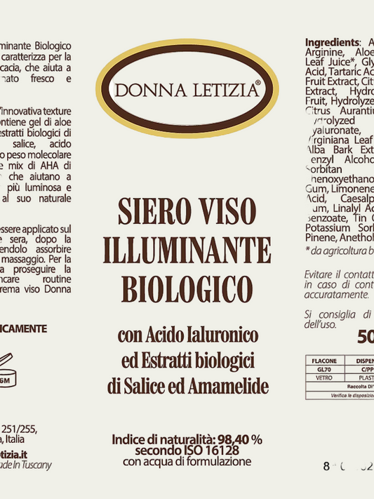 siero viso illuminante donna letizia 2
