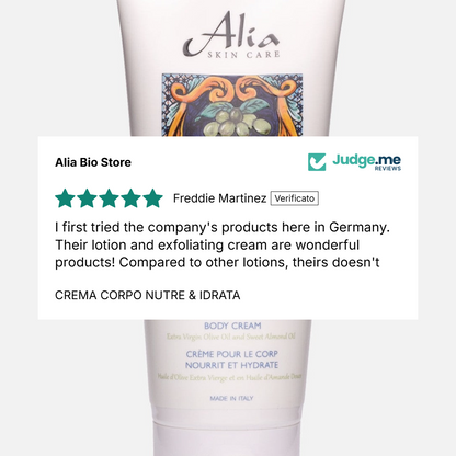 Crema Corpo Nutre e Idrata Alia Skin Care
