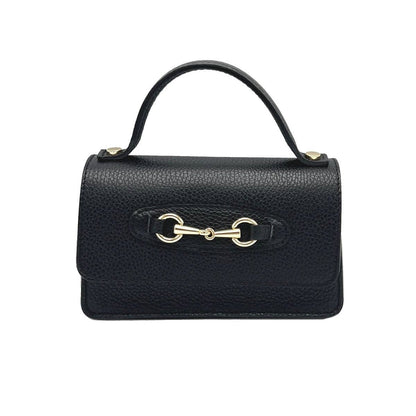 Sofia Tasche aus genarbtem Leder mit Kettenriemen