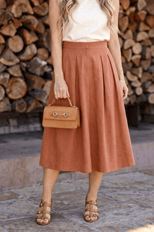 Sofia Tasche aus genarbtem Leder mit Kettenriemen