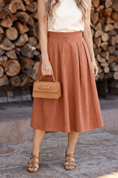 Sofia Tasche aus genarbtem Leder mit Kettenriemen