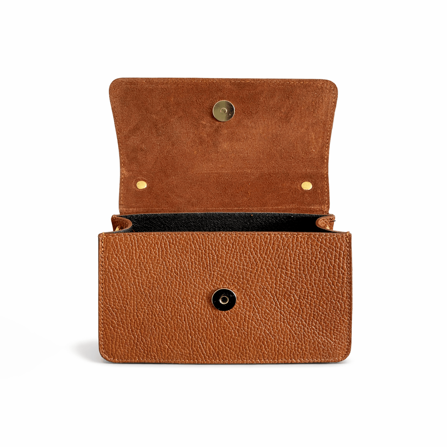 Sofia Tasche aus genarbtem Leder mit Kettenriemen