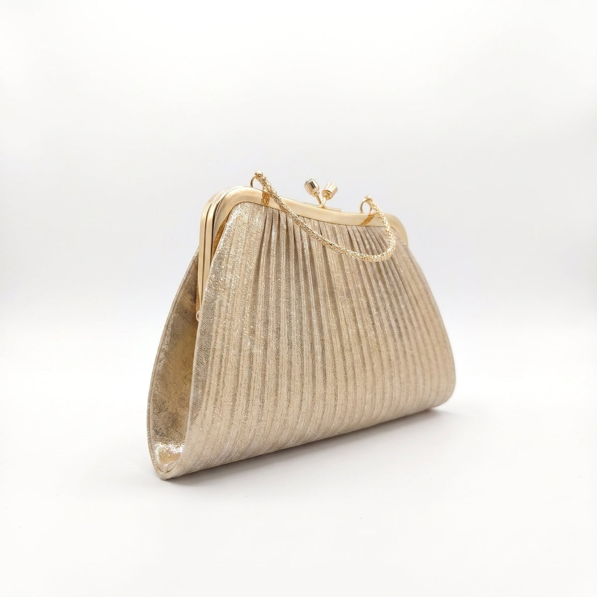 Soft Pouch Bolsa com strass dourado