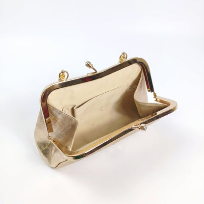 Soft Pouch Bolsa com strass dourado