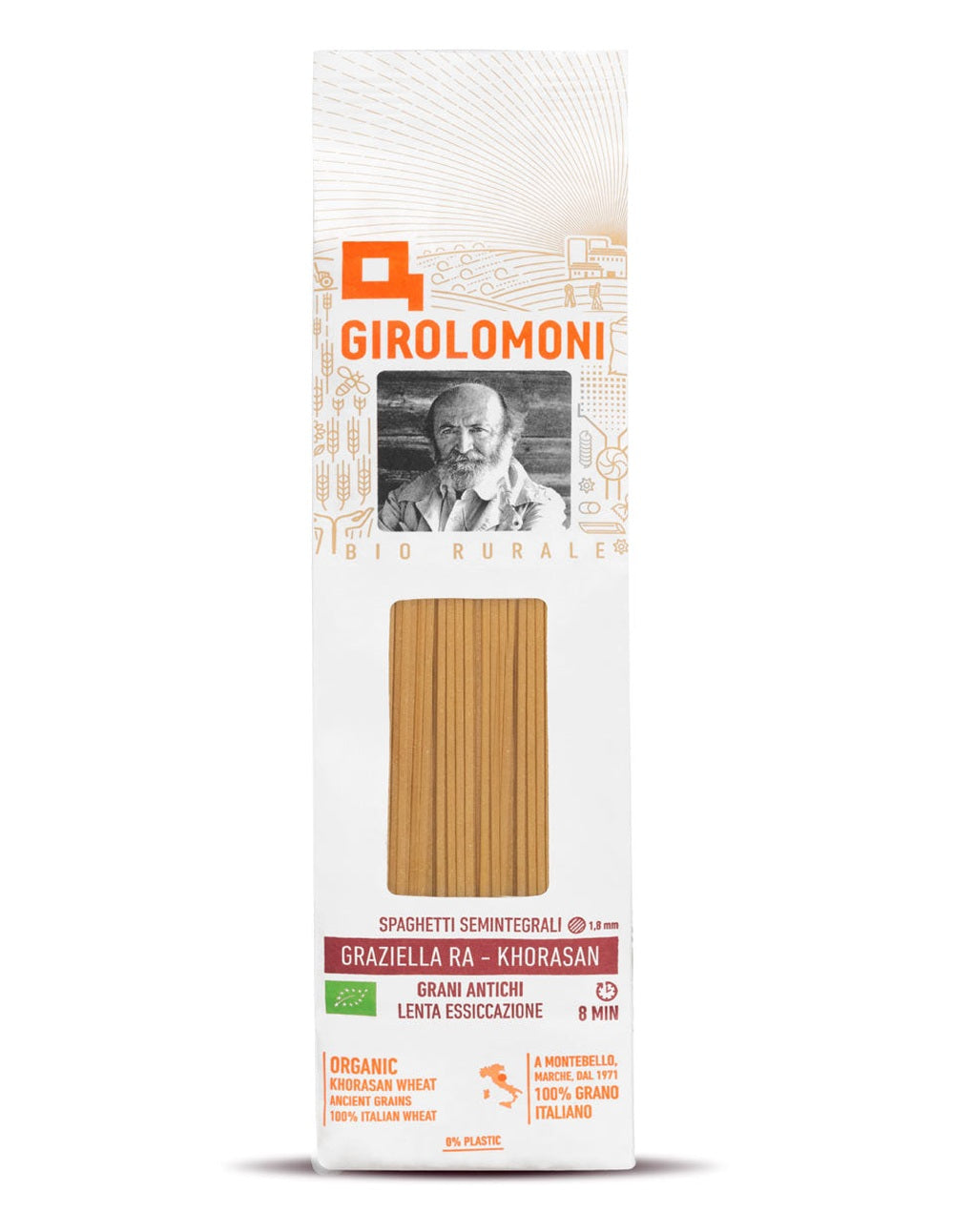 Spaghetti BIO semi-integrali Graziella Ra - Khorasan semi-integrali - Girolomoni
