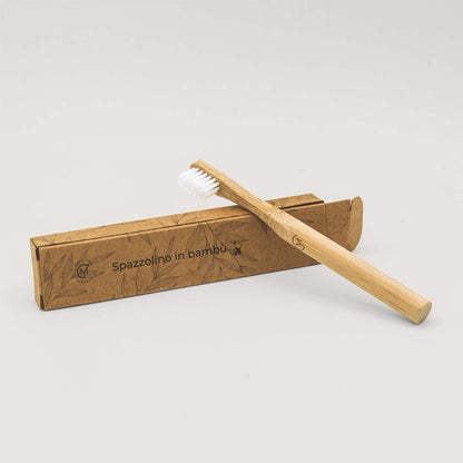 Brosse à dents en bambou pour enfants