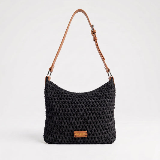Braided Cotton Rope Hobo Bag