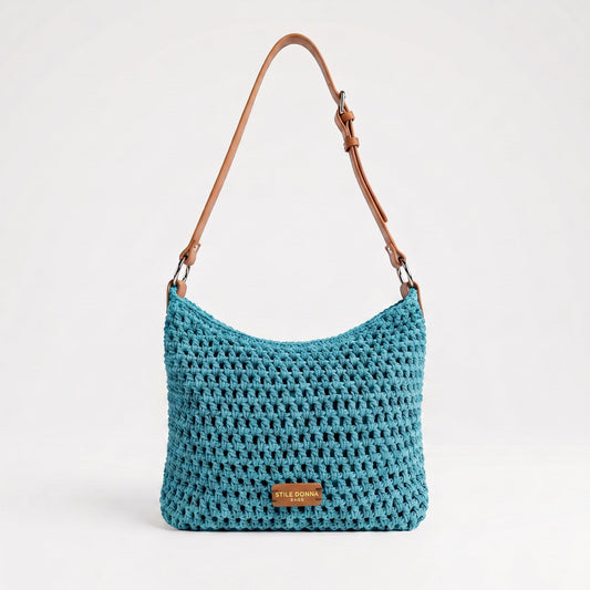 Braided Cotton Rope Hobo Bag