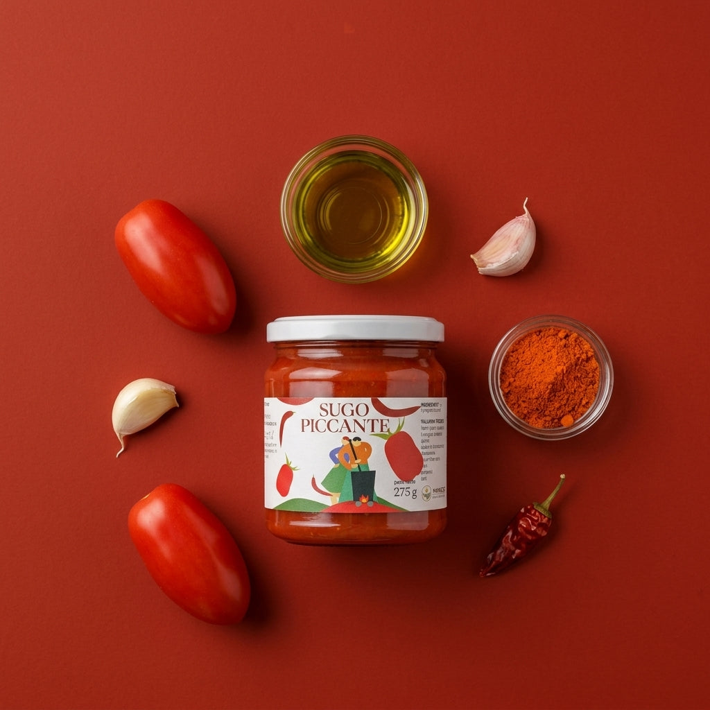 Artisanal Spicy Sauce - With Chili Pepper and EVO Oil