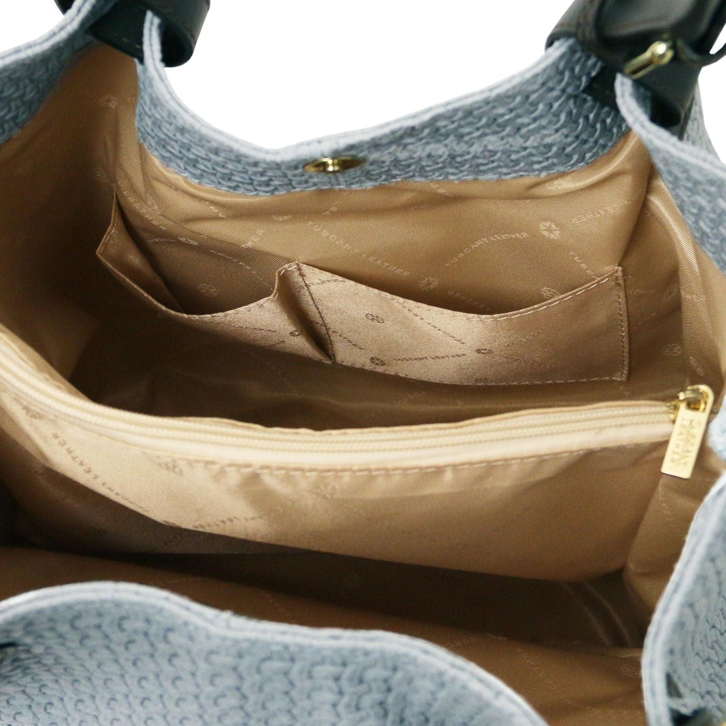 TL KeyLuck – Borsa Shopping in Pelle Stampata Woven | TL141573