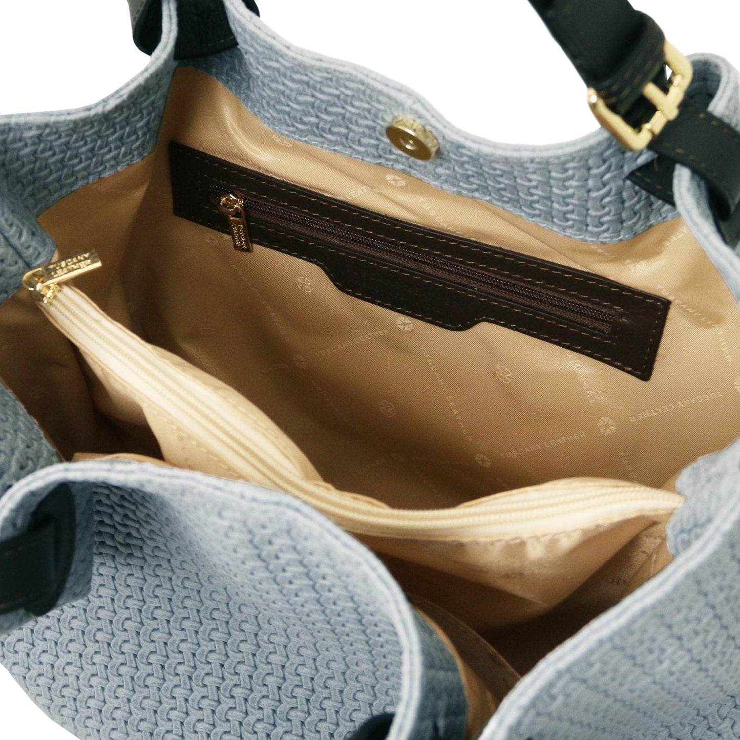 TL KeyLuck – Borsa Shopping in Pelle Stampata Woven | TL141573