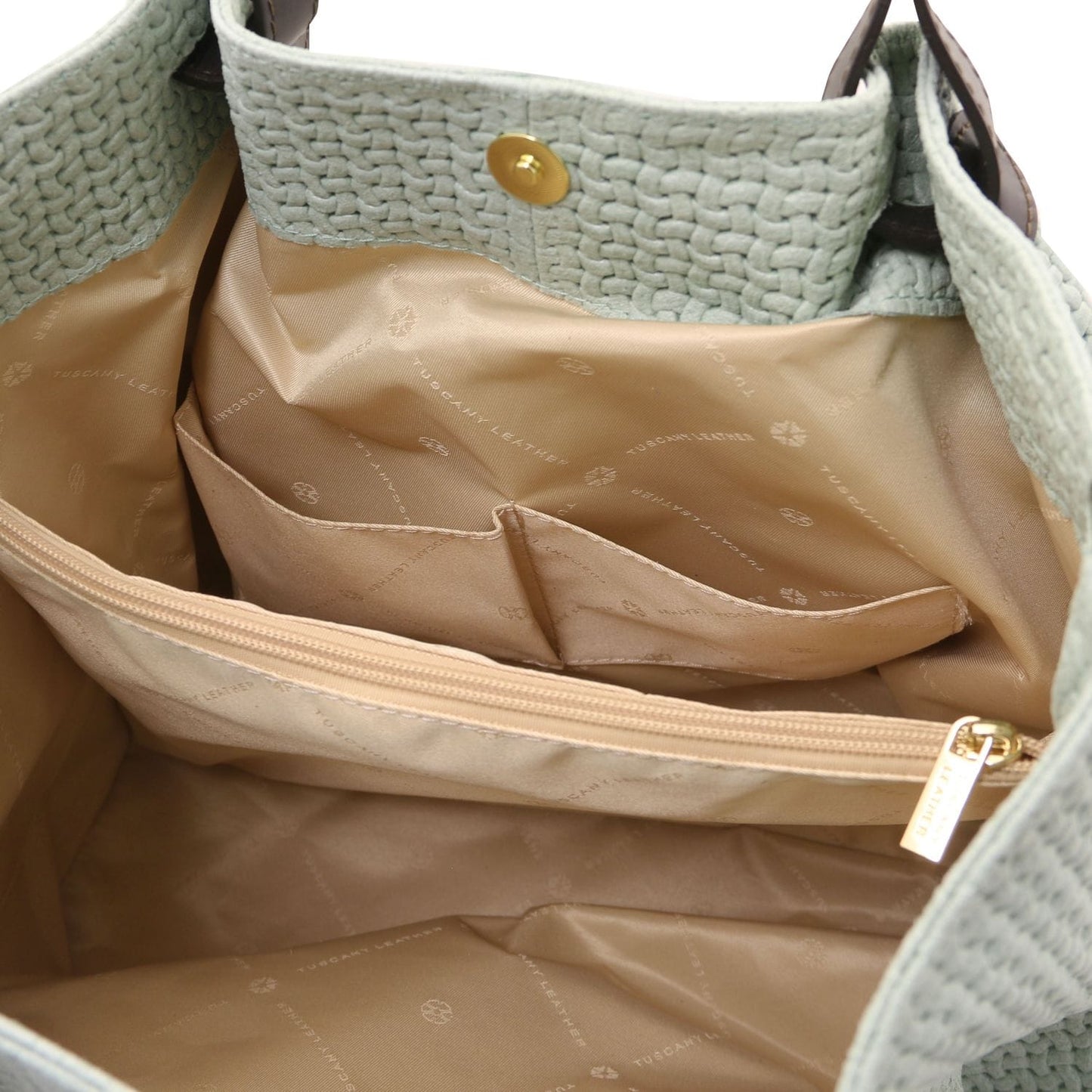 TL KeyLuck – Borsa Shopping in Pelle Stampata Woven | TL141573