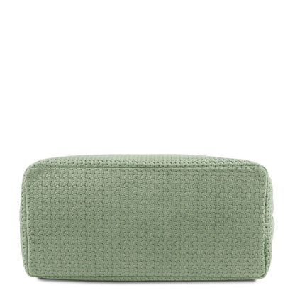 TL KeyLuck – Borsa Shopping in Pelle Stampata Woven | TL141573