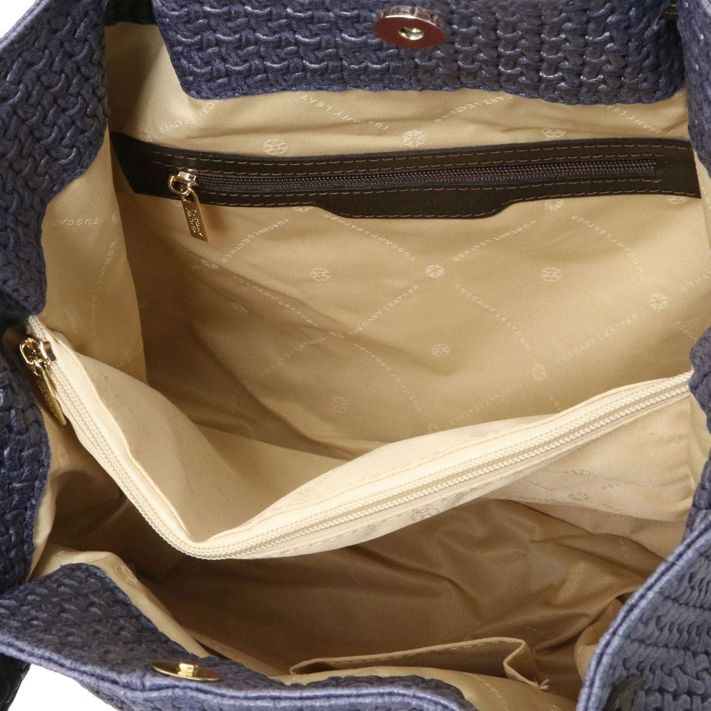 TL KeyLuck – Borsa Shopping in Pelle Stampata Woven | TL141573