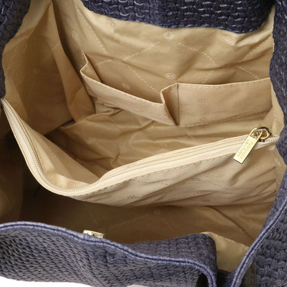 TL KeyLuck – Borsa Shopping in Pelle Stampata Woven | TL141573