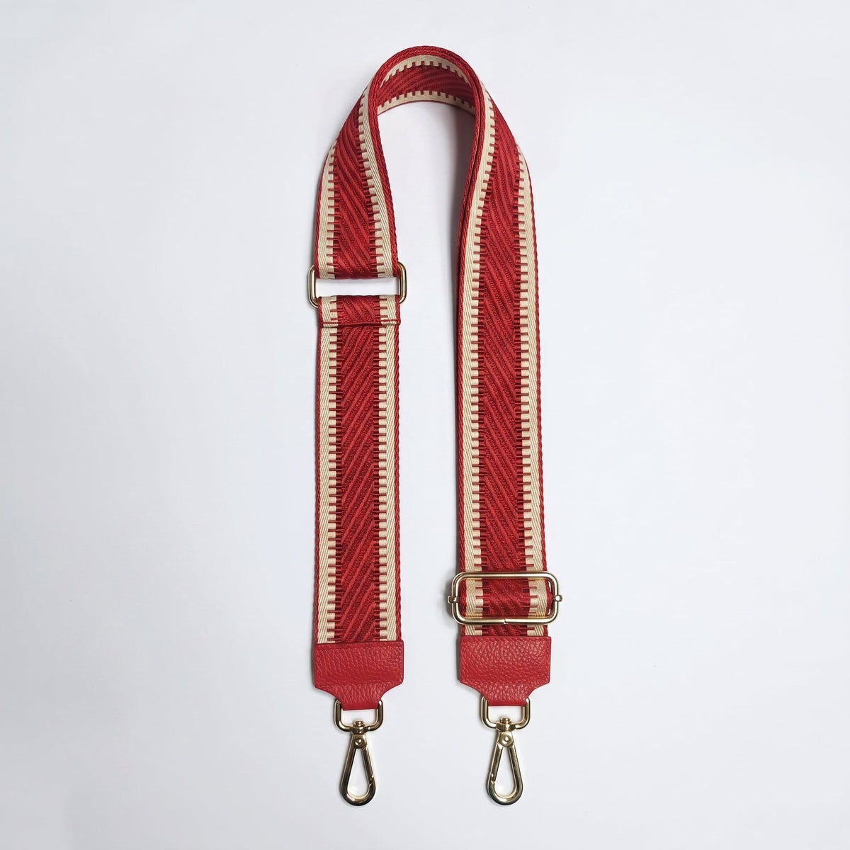 Bandoulière pour sac à motif ethnique turquoise