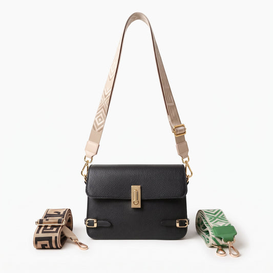 Turquoise Ethnic Print Shoulder Strap for Bag