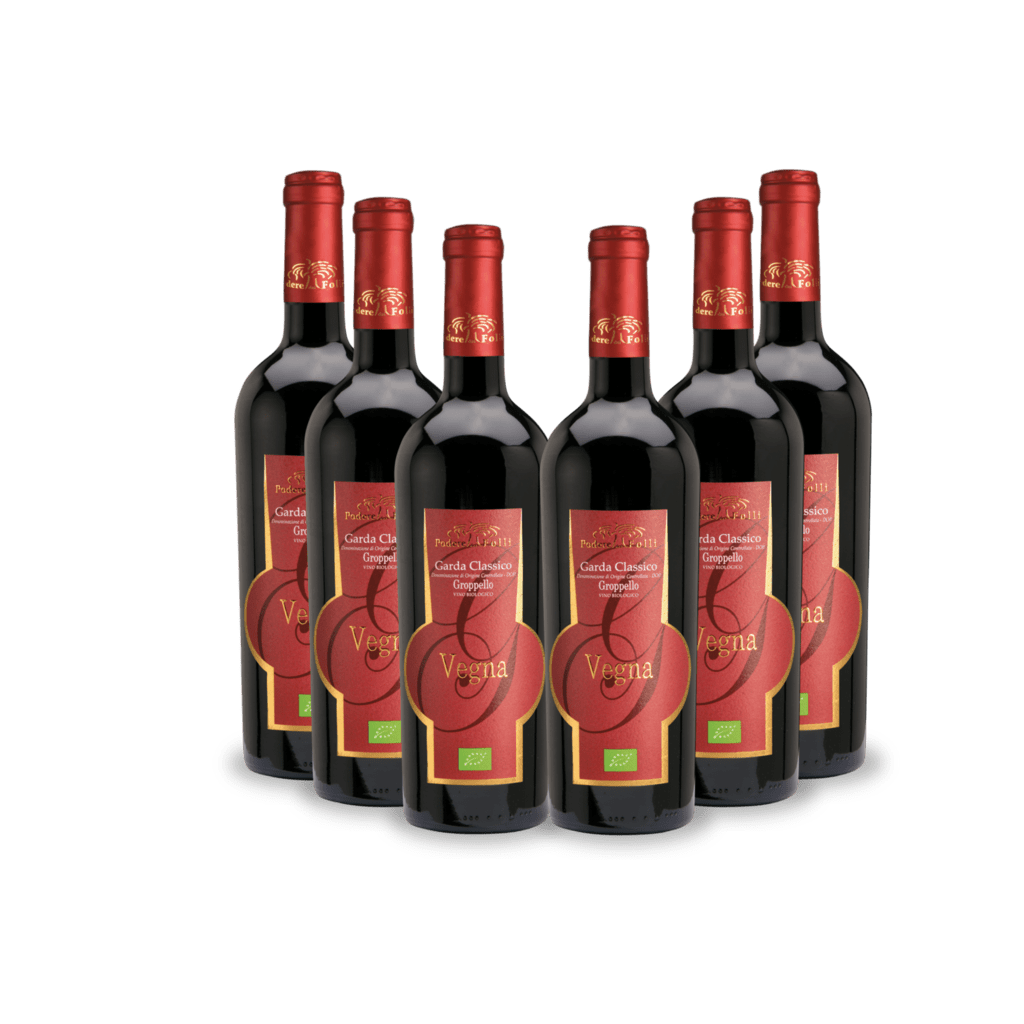 Vegna Bio DOP - Vino tinto Groppello del lago de Garda