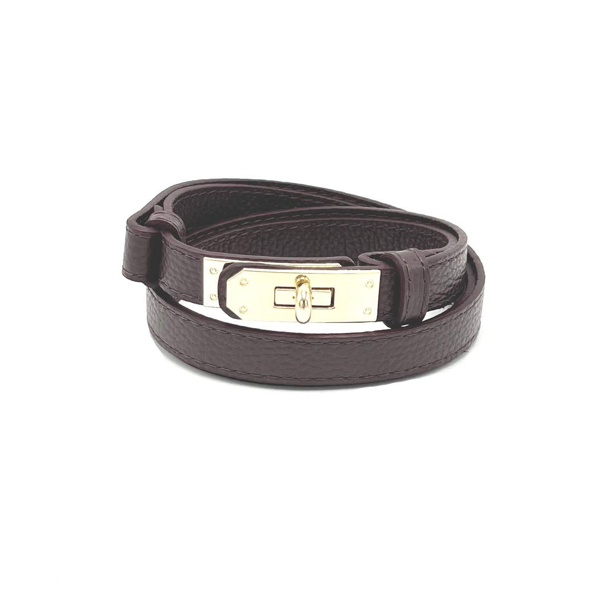 Cintura Skinny Regolabile in Pelle da Donna – Artigianale