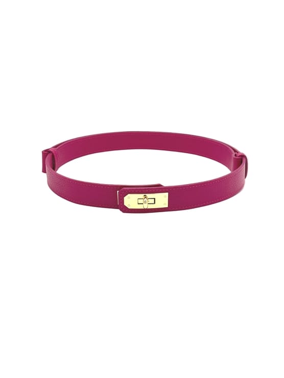 Cintura Skinny Regolabile in Pelle da Donna – Artigianale